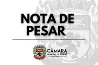 Nota de Pesar pelo falecimento do Agente de Trânsito Pimentel