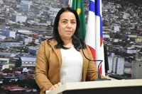 Vereadora Professora Cida requer quadra poliesportiva com cobertura anexo à Creche Ana Cruz