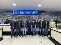 Vereadores recebem diretoria do Grêmio Estudantil do Colégio Paulo Freire